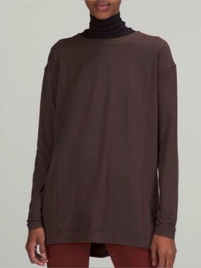 NWT Lululemon Modal Pleated Back Long Sleeve Shirt